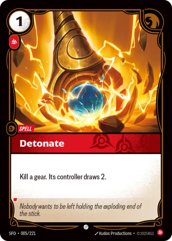 SFD 005/221 - Detonate