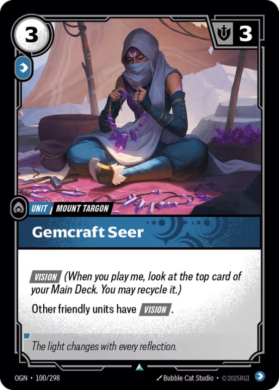 OGN 100/298 - Gemcraft Seer