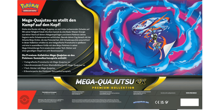 Pokemon Mega-Quajutsu EX Kollektion - Deutsch