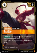 OGN 151/298 - Lee Sin - Centered (foil)