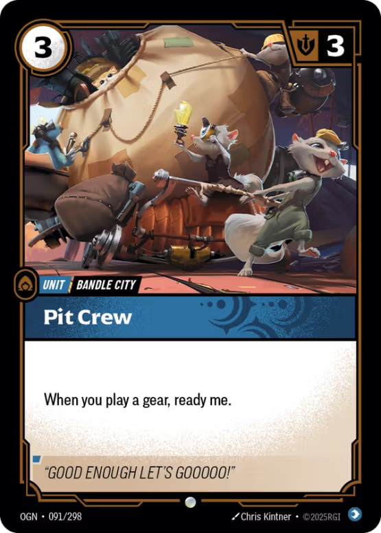 OGN 091/298 - Pit Crew