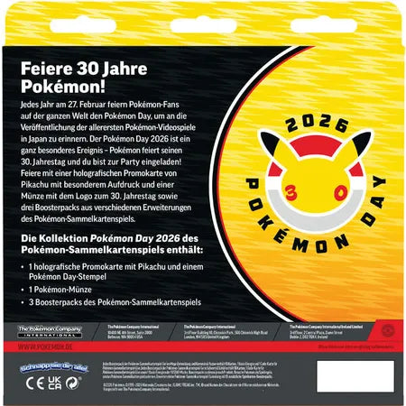 Pokemon Day 2026 Kollektion - Deutsch