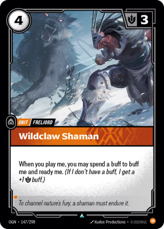 OGN 147/298 - Wildclaw Shaman